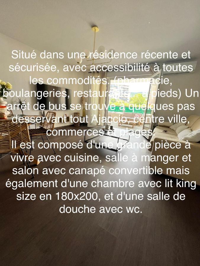 T2 Cosy Ajaccio Apartment อฌักซิโอ้ ภายนอก รูปภาพ